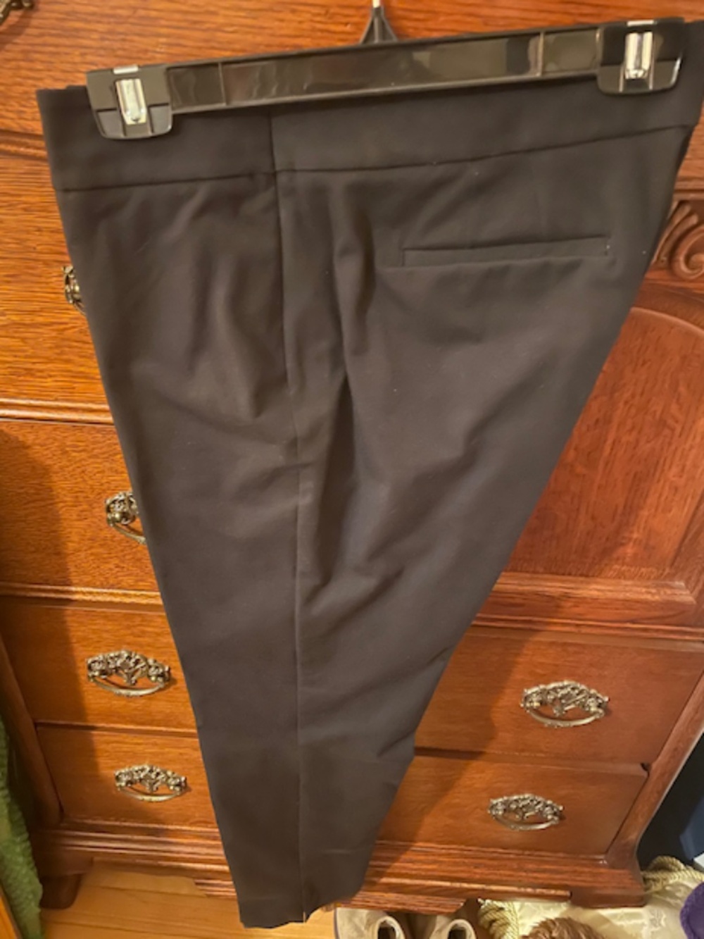 Talbots Black Chatham Ankle Pants 10